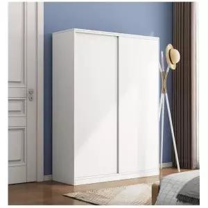 모던 소나무 양문 수납장 틈새 옷장 심플 작은방 이불 120높이 80길이 40너비 2개 문