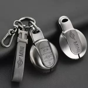 미니 쿠퍼 키케이스 키링 가죽 차키 NI 키홀더