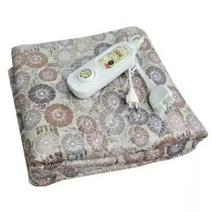 [골드스마일]유파21973 국산 슈퍼싱글 베이지 플라워 전기요