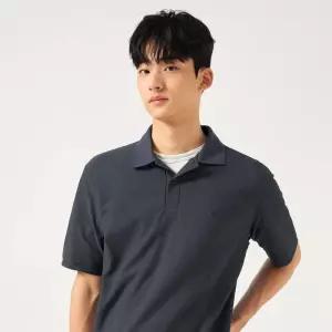 [백화점 정품] 빈폴 멘 메쉬 칼라넥 반소매 티셔츠 - 애쉬 (BC5742C014)