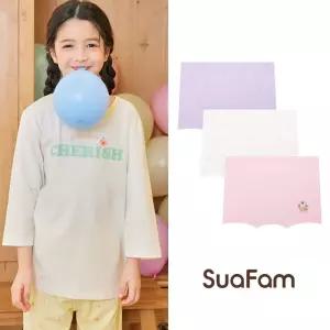 수아팜 아동팬티 여아 남아 사각 팬티 드로즈 3매 세트 주니어 초등학생 코튼 순면 모달 코튼클럽