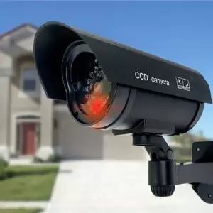 가짜 CCTV 카메라 원통형 모형 감시 방범용 보안 카메라