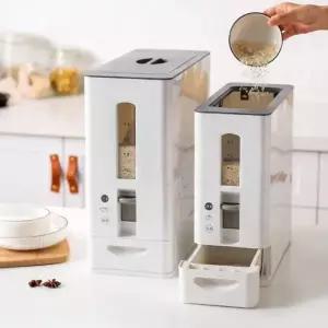 진공 밀폐 쌀 보관 용기 쌀통 10kg 20kg 보관함