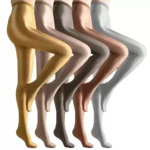 70 Den Oily Footed Tights 메탈릭 샤이니 고광택 댄스 스타킹 플러스 사이즈 여성 팬티 나이트 클럽 Catwa