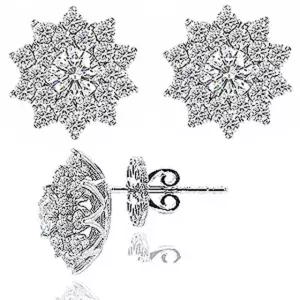 IGI 3부 랩 그로운 다이아몬드 다이아 귀걸이 웨딩 팡세