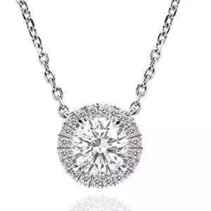 1캐럿 모이사나이트 다이아몬드 다이아 목걸이 프로포즈 아르떼