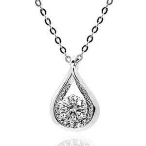 실버 5부 랩 그로운 다이아몬드 다이아 목걸이 프로포즈 블란체