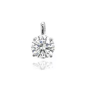 IGI GIA 1캐럿 랩 그로운 다이아몬드 다이아 목걸이 4발 팬던트