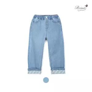 [페리미츠]페리미츠 초등 밑단롤업 데님팬츠 남아 유아 봄 청바지 P2612Q210_CJ