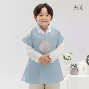 [금동이한복]AM242 남하늘사용보 아동한복 남아한복