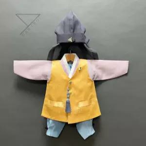 [한설한복]한설한복H5688 아기자기 노랑배자 남아돌한복