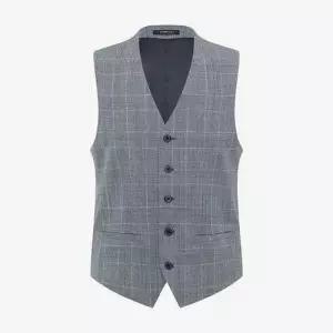 [파렌하이트]25SS 글렌체크 수트베스트 FKVAD1337_IC