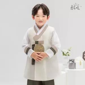 [금동이한복]AM246 남연아이보리용보 아동한복 남아한복