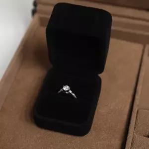 벨벳 반지 링 케이스 상자 반지함/프로포즈 웨딩 예물 반지상자 반지케이스