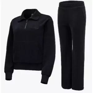 [백화점 홈쇼핑 정품] 프로스펙스 여성 테리 반집 맨투맨 트레이닝세트(블랙) PS3WN24W942,PS3WN24W952