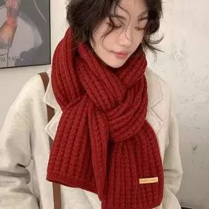 남녀공용 커플 목도리 롱 머플러 니트목도리 남자머플러