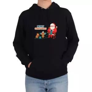 [RIZPICK]기모후드티 산타클로스 메리크리스마스 뜨개질 루돌프그림 다양한