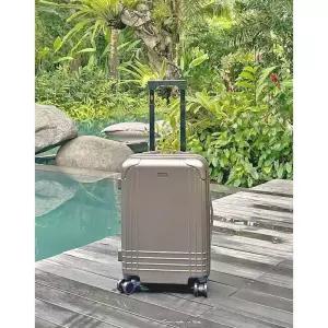 [백화점정품] 26년NEW 닥스 DAKS [CARRY][캐리] 21인치 실버 폴리카보네이트 캐리어 DBBA5E551