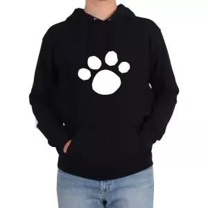 [RIZPICK]기모후드티 발바닥 강아지발자국 곰발바닥그림 다양한색상