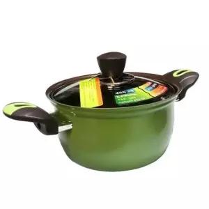 그린 냄비 넘침 나리히라 코팅 18cm 방지 세라믹