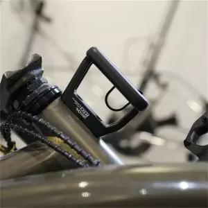 스포츠 자전거 브롬톤 백용 8색 Unionjack 블록 7075AL 일체형 성형 돼지 코전면 고정 시트 및 전면 패키지