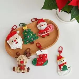 겨울 한정 무드 스노우맨 진저브레드 셀렉션 크리스마스 뜨개 6종