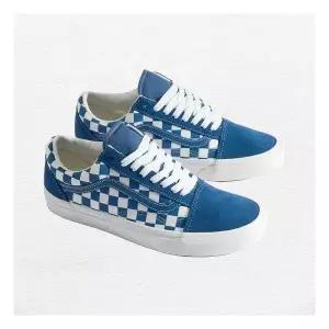 [반스]올드스쿨 체커보드 블루 남여공용 VN000D7ZNU