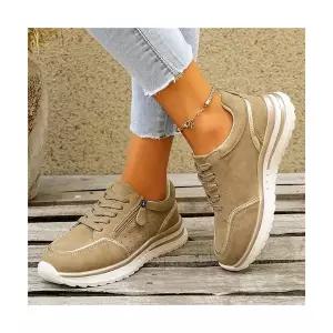 여자 캔버스화 빅사이즈 운동화 옆 지퍼 라운드 통굽 하이탑 원픽5