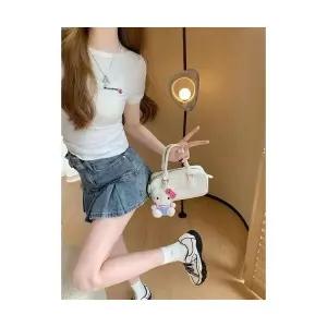 여자 캔버스화 소가죽 버전 키높이 발레리노 스트랩 통굽 원픽5