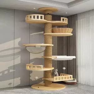 대형 노묘 캣타워 등반 뚱냥이 스크래쳐 반려묘 기둥