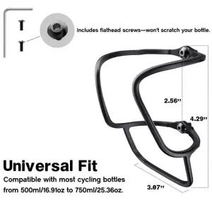 혼합 경량 카본 파이버 에어로 병 케 공기역학적 홀더 자전거 로드/산악 자전거용