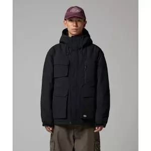 [매장정품] 디키즈 유틸리티 후드 재킷 Black DK0A885ZBLK