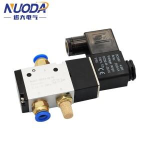 공압 에어 솔레노이드 밸브 전기 제어 가스 마그네틱 3 웨이 포트 2 포지션 3V210-08 DC12V AC110V AC220V