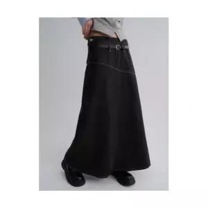 에잇세컨즈 8SECONDS 벨티드 데님 스커트 애쉬 356227SM74 373268