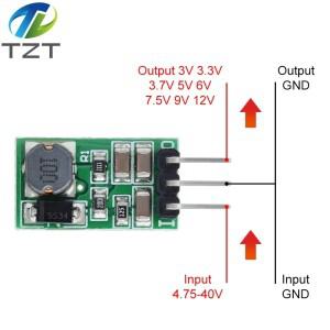 TZT DD4012SA 1A DC 5-40V ~ 3V 3.3V 5V 6V 7.5V 9V 12V 레귤레이터 DC-DC 스텝다운 벅 컨버터 모듈 보드