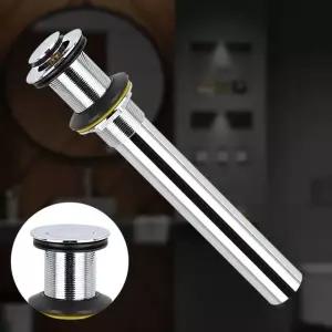 D-자동팝업 멍 하수구트랩 세면대 배수구교체 배수관 세면대부속품 세면대팝업