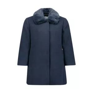 벨리시앙 탈부착 밍크 스탠카라 캐시미어 블렌디드 롱코트LC3405