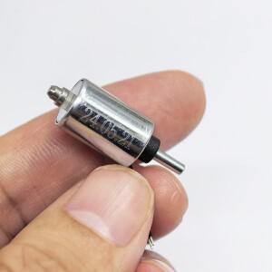 DC 5V 6V 9V 12V 초소형 10mm 원통형 푸시풀 타입 솔레노이드 전자석 스트로크 5.5mm DIY 지문인식 잠금장