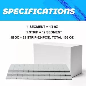 이지버그 1/4온스. 바퀴 무게에 를 부착하고 자동차 트럭 SUV 오토바이 RC 자동차의 타이어 균형 무게를