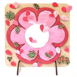 창의교구- 클레이 꽃 액자 만들기 4인 개별패키지