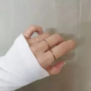 S143 여성 에폭 실반지 여성 링 데일리 은반지 (실버 925) 우정반지