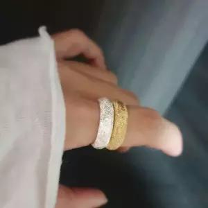 S145 여성 유니크 볼륨 엥게이지 반지 여성 링 은반지 (실버 925)