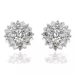 IGI 3부 랩 그로운 다이아몬드 다이아 귀걸이 웨딩 칸나