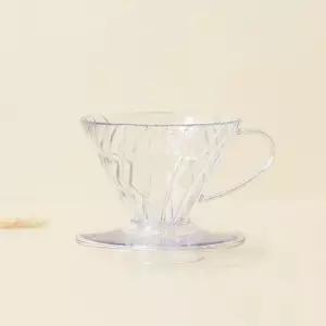하리오 V60 커피 드리퍼 웨이브 투명 (VD-01T) 1-2인용