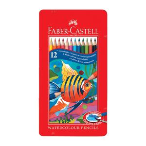 파버카스텔 수채 색연필 12색 틴케이스 115929