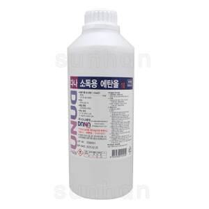다나제약 조은(다나) 소독용에탄올(83%) 1LX1개/소독용 에탄올 알콜 상처소독