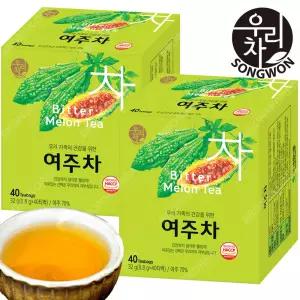 송원식품 여주차 40T+40T 커피 보이차 보리차 녹차 둥굴레차 티백