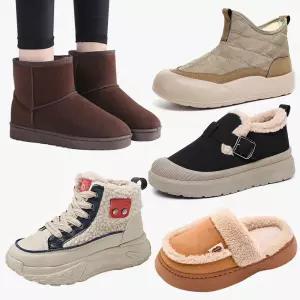 30% 신상 겨울 여성 방한화 털 안감 신발 여자 부츠 신발 운동화 모음