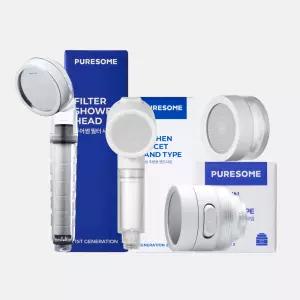 바디럽 퓨어썸 주방용+세면대+필터 세트/싱크대/염소제거/녹물제거/필터수전 모음