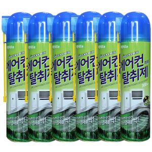 산도깨비 에어컨탈취제 (300mlX6개) / 차량용 가정용 에어컨청소 냄새제거